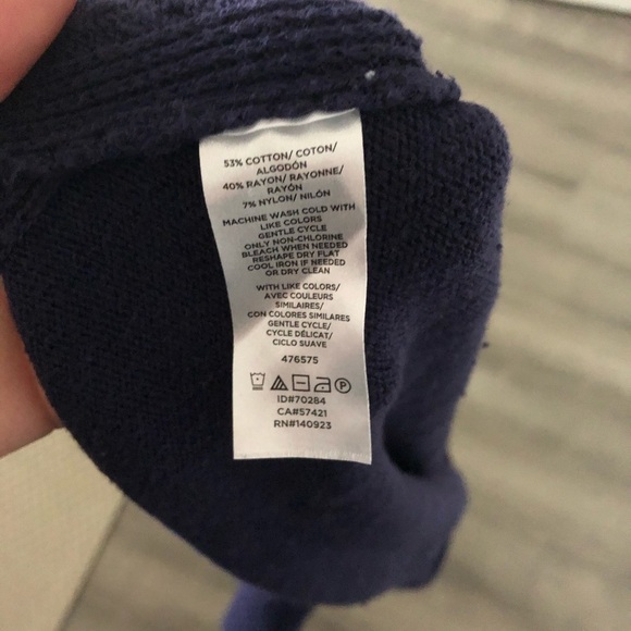 Loft Cable Knit crew neck sweater sz S - Picture 4 of 5